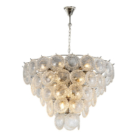 Подвесная люстра iLamp Rockfeller P2549-18 Nickel