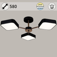 Люстра на штанге Reluce 03360-0.3-03 BK+FGD