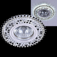 Встраиваемый светильник Reluce 59502-9.0-001MN MR16+LED3W BK