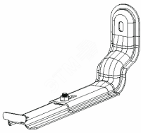 Кронштейн настенный регулируемый белый MEKA 1431561