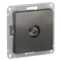 Розетка ATLASDESIGN TV оконечная 1DB механизм сталь Systeme Electric ATN000991