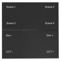 Смарт выключатель проводной iLedex Vision INN SP 48V-4-BK