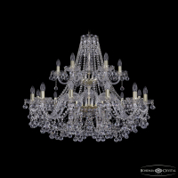 Подвесная люстра Bohemia Ivele Crystal 1409/12+6/360/2d G