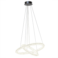 Подвесная люстра AM Group OVALE CH D600+400