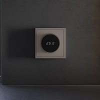 Терморегулятор электронный Voltum S70 с индикацией и датчиком, для теплого пола, (капучино) VLS070114 VOLTUM