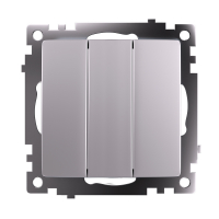 Выключатель трехклавишный Stekker GLS10-7108-03 Катрин 49173