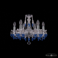 Подвесная люстра Bohemia Ivele Crystal 1410/6/160 Ni V3001