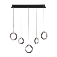 Подвесной светильник Lumien Hall Livin LH8028/5P-BK-PBK-SGD