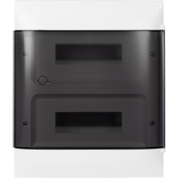 Practibox S Пластиковый щиток Навесной (ЩРн-П) 2X12 Дымчатая дверь Legrand 135612