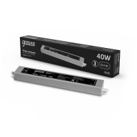 Блок питания Gauss 12V 40W IP66 5A 202023040 GAUSS