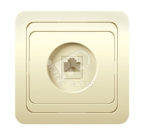CLASSIC Розетка компьютерная СП кремовая Powerman 1156520