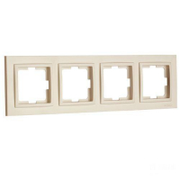 Рамка на 4 поста Mono Electric Despina крем 102-170000-163