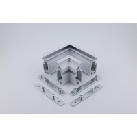 Соединитель для магнитного шинопровода угловой плоский для натяжного потолка Aployt Magnetic track 220 APL.0286.10.02