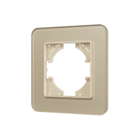 Рамка стеклянная на 1 пост Arlight FRM-OMALI-SFGS-1-GD 049679