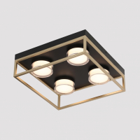 Потолочная люстра iLedex Link 4778-37х37 MBK+SGD