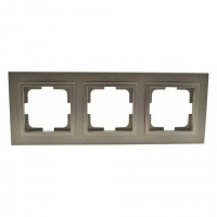 Рамка на 3 поста Mono Electric Despina антрацит 102-240000-162