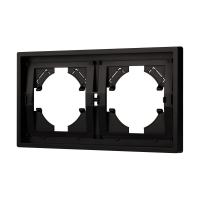 Рамка пластиковая на 2 поста Arlight FRM-TENDO-PL-2-BK 053840