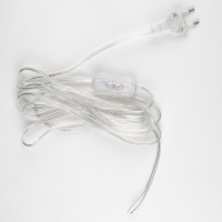 Сетевой шнур Uniel UCX-C12/01A-350 CLEAR UL-00007233