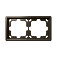 Рамка серия FD 2-постовая Jasmart FD1002BR