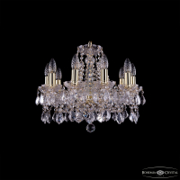 Подвесная люстра Bohemia Ivele Crystal 1413/10/165 G Leafs