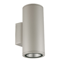 Уличный настенный светильник Uniel ULU-S22D-2х22W/2700K IP65 LIGHT GREY UL-00011086