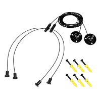 Подвес Arlight LINE-6070 2х2m Set BLACK (Pad 9х2mm) 056257