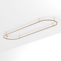 Трек Arlight ART-APRIORI-OVAL-ROD-200-4000х1000 (GD) 054527