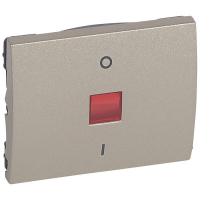 Клавиша Legrand Galea Life выключателя с индикацией титановая 771418