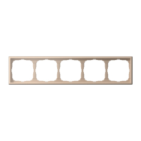 ARTGALLERY рамка 5-постовая, универсальная, песочный Systeme Electric GAL001205