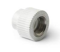 Муфта комбинированная 25 х 3/4' ВР полипропиленовая PPR белый PRO AQUA PA22014P