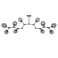 Люстра на штанге AM Group LOFT-10 BK