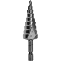 Сверло ступенчатое HSS с спиральным желобком, 4-20х75, 1/4'' Makita D-40157