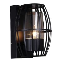 Уличный настенный светильник Reluce 08331-9.2-001JH E27 BK RLOS