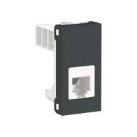 Розетка телефонная RJ12 одиночная Schneider Electric Unica Modular NU349154