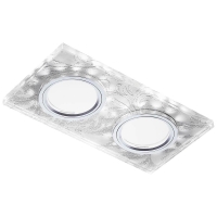 Встраиваемый светодиодный светильник Ambrella Light Led S234/2 W/CH/WH