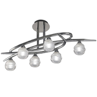 Потолочная люстра Mantra Loop Chrome 1802