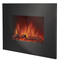 Электрокамин настенный 1.8 кВт плоская панель цвет черный Electrolux EFP/W-1100ULS НС-1052292