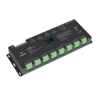 Декодер Arlight Smart-DMX-SUF (12-24V, 24х5A, XLR3, RJ45) 033769