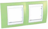Рамка 2-постовая Schneider Electric Unica Хамелеон MGU6.004.863
