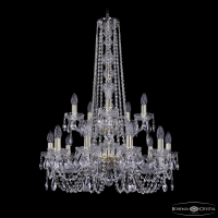 Подвесная люстра Bohemia Ivele Crystal 1402/10+5/240/h-90/2d G