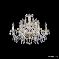 Подвесная люстра Bohemia Ivele Crystal 1403/6+3/195 G