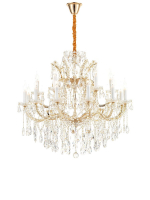 Подвесная люстра iLamp Diamond 6071-18 GD+CL