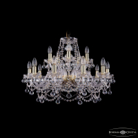 Подвесная люстра Bohemia Ivele Crystal 1411/10+5/240 G Balls