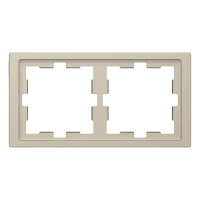Рамка 2-постовая Schneider Electric Merten D-Life MTN4020-6533