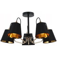 Люстра на штанге Illumico IL6120-5COU-79 BK GD