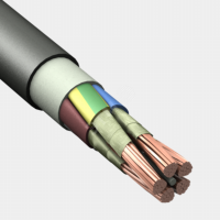 Кабель силовой ВВГнг(А)-FRLS 5х25.0 мк (N.РЕ)-0.66 ТРТС Элкаб 13117