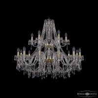 Подвесная люстра Bohemia Ivele Crystal 1403/12+6/360/2d G