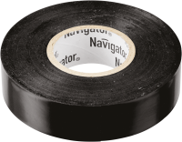 Изолента ПВХ черная 15мм 10м NIT-B15-10/BL Navigator Group 71229 17627