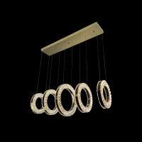 Подвесная люстра iLedex Crystal ice 4460-5 72W TGD