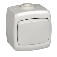 Выключатель 1-клавишный Schneider Electric Рондо VA66-102B-BI